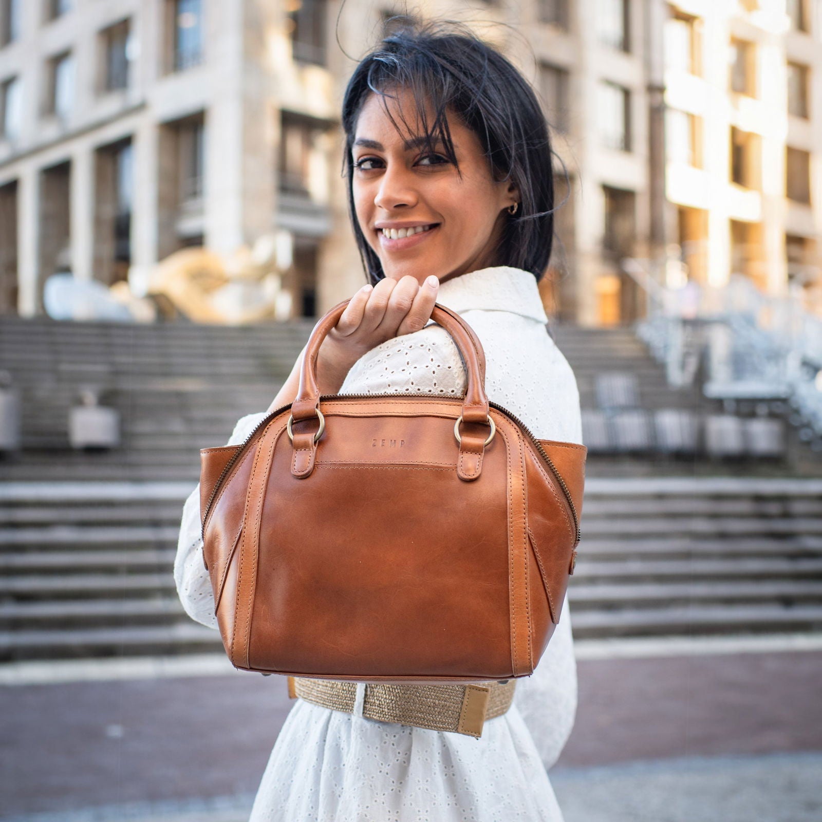 Leather Handbag | Opera | ZEMP Leathers
