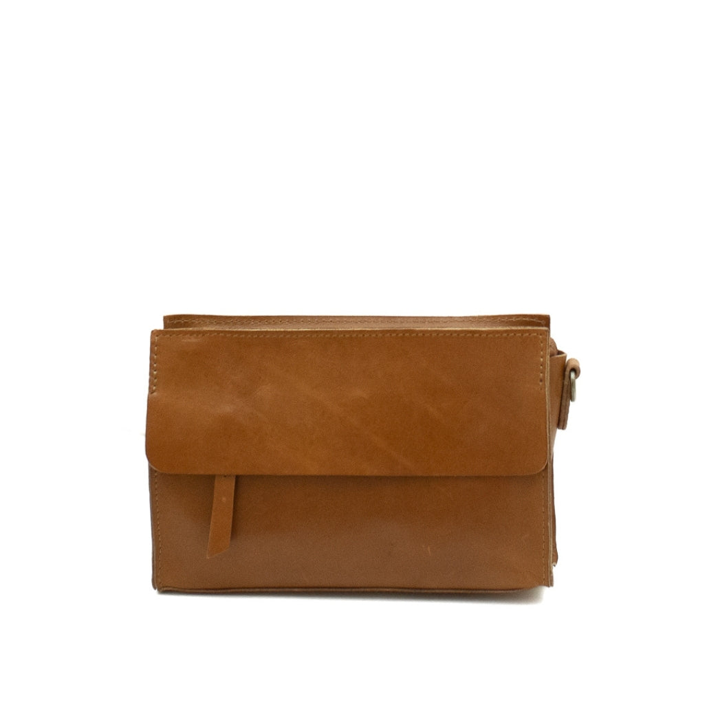 Palau - crossbody leather bag front wt