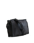 Palau - crossbody leather bag side black