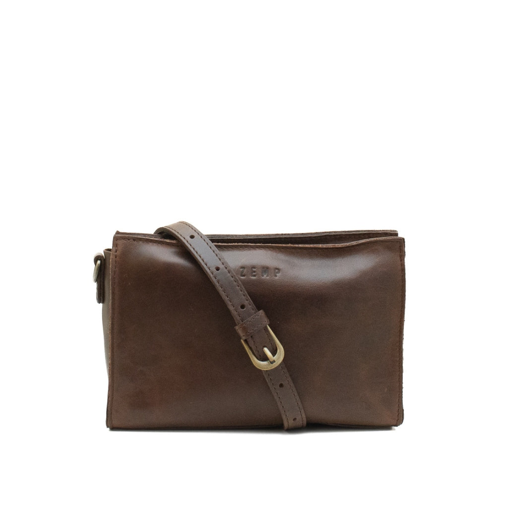 Palau - crossbody leather bag back wb