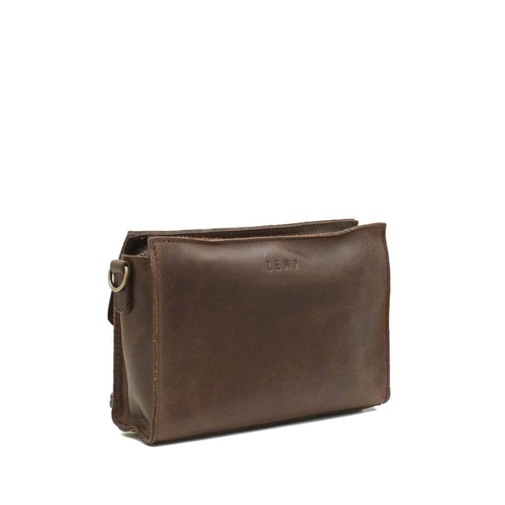 Palau - crossbody leather bag side wb