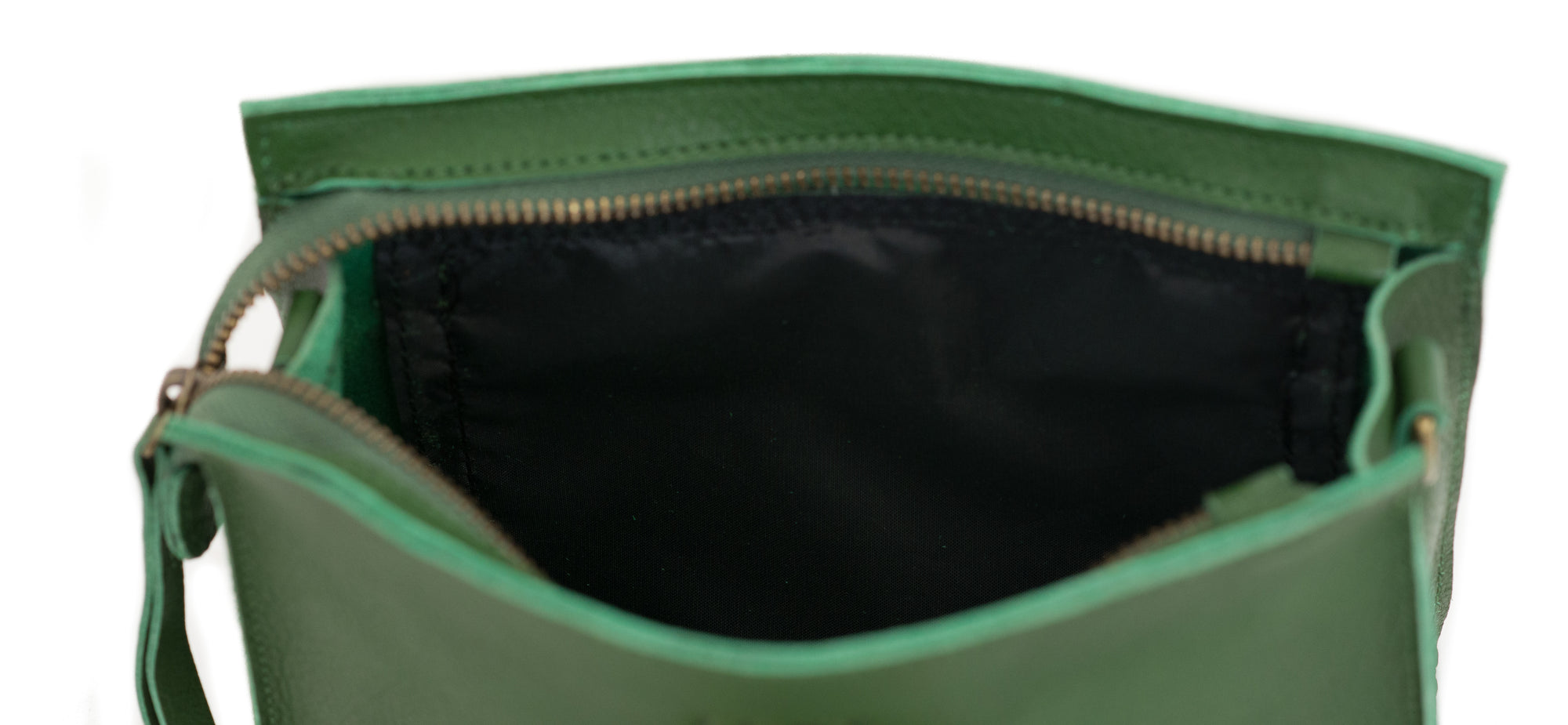 Palau crossbody leather bag inside
