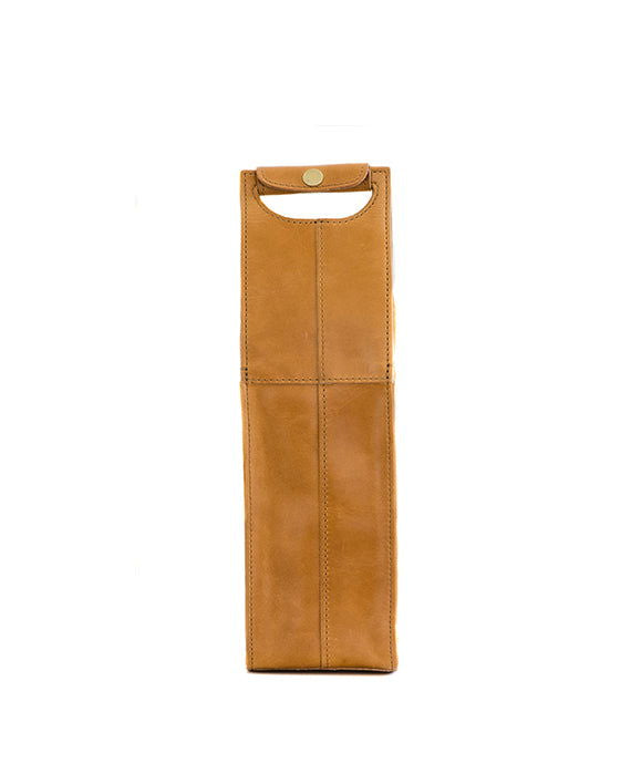 Pinotage 1 - wine carrier leather bag back wt
