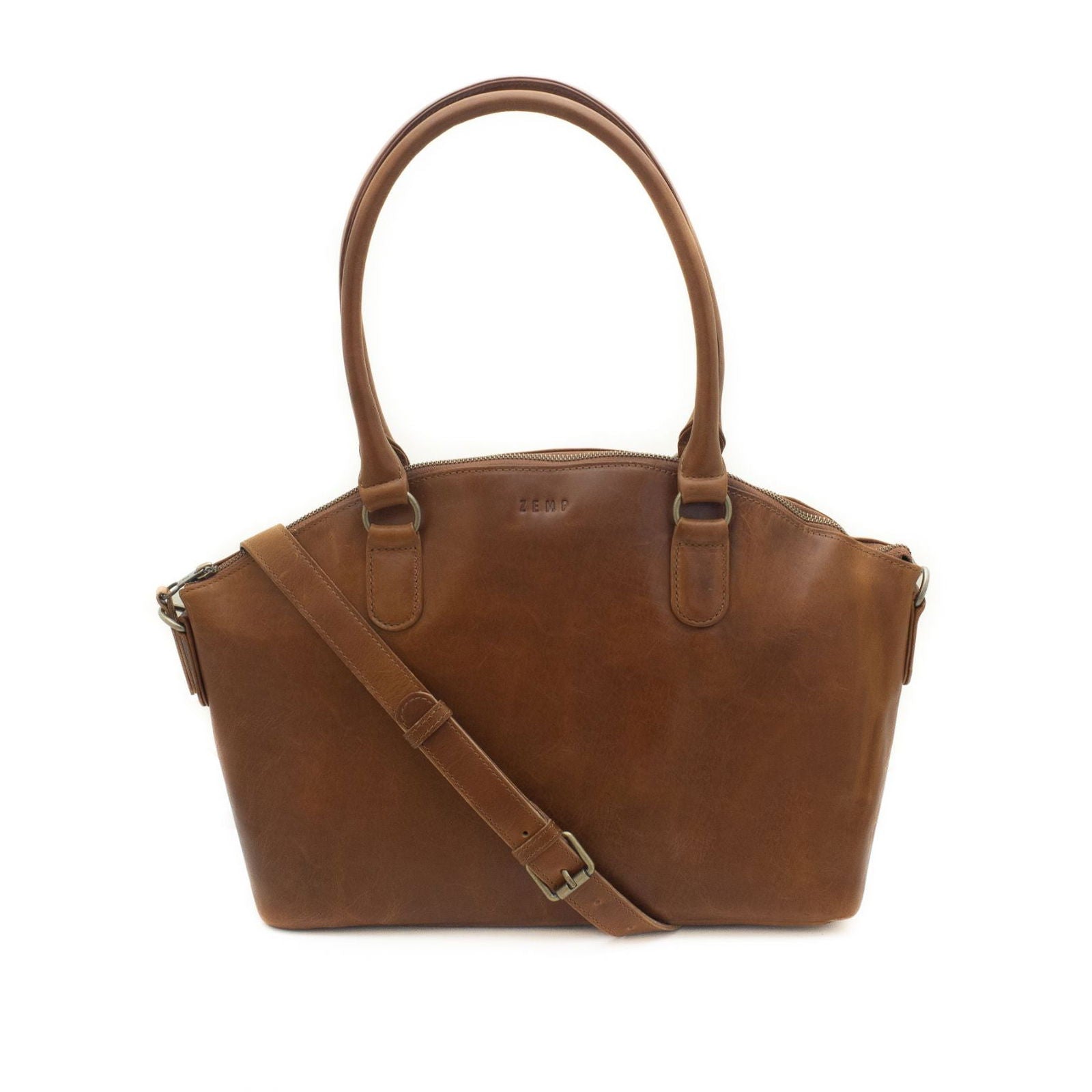 Poppy - leather bag front wt