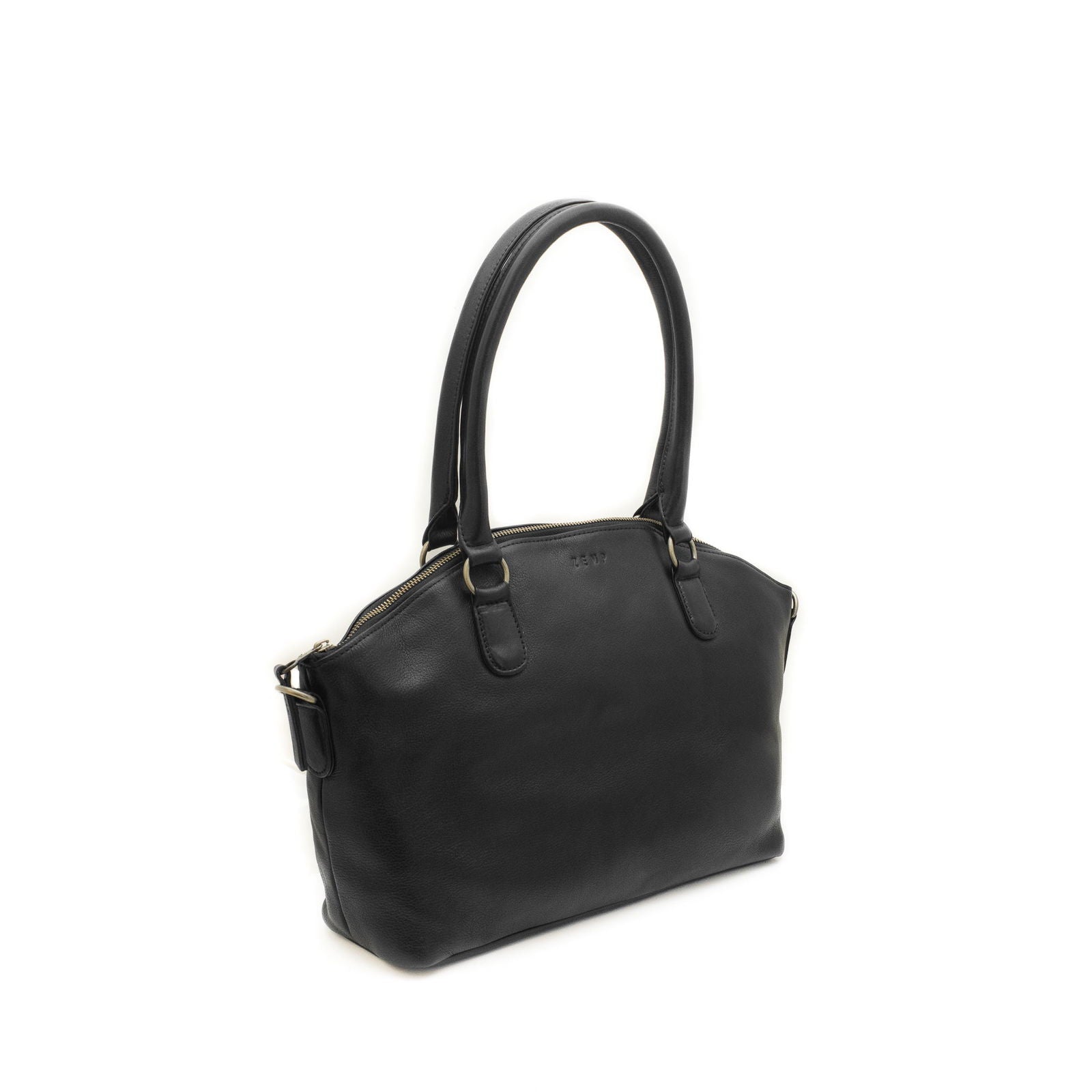 Poppy - leather bag side black