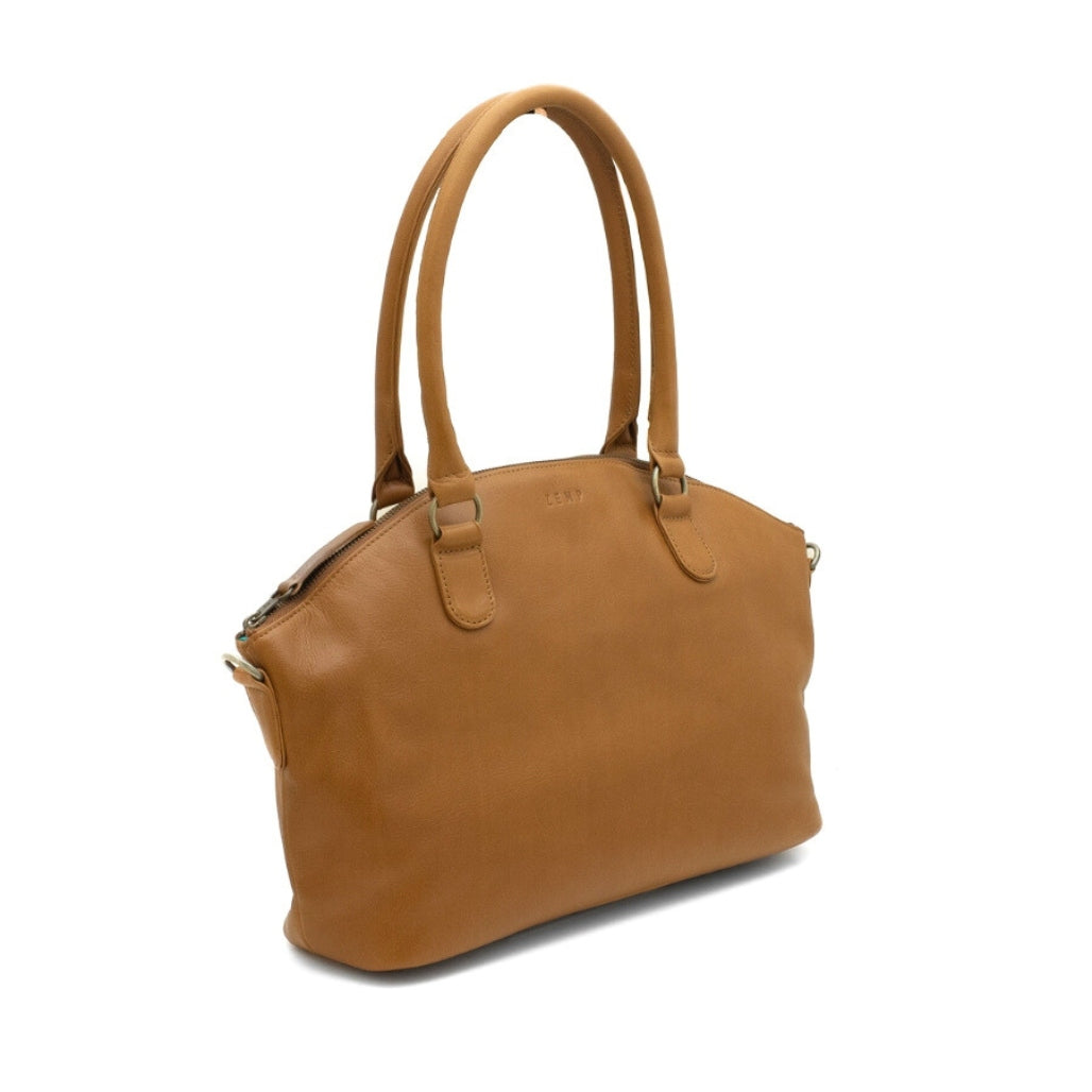Poppy - leather bag side wc
