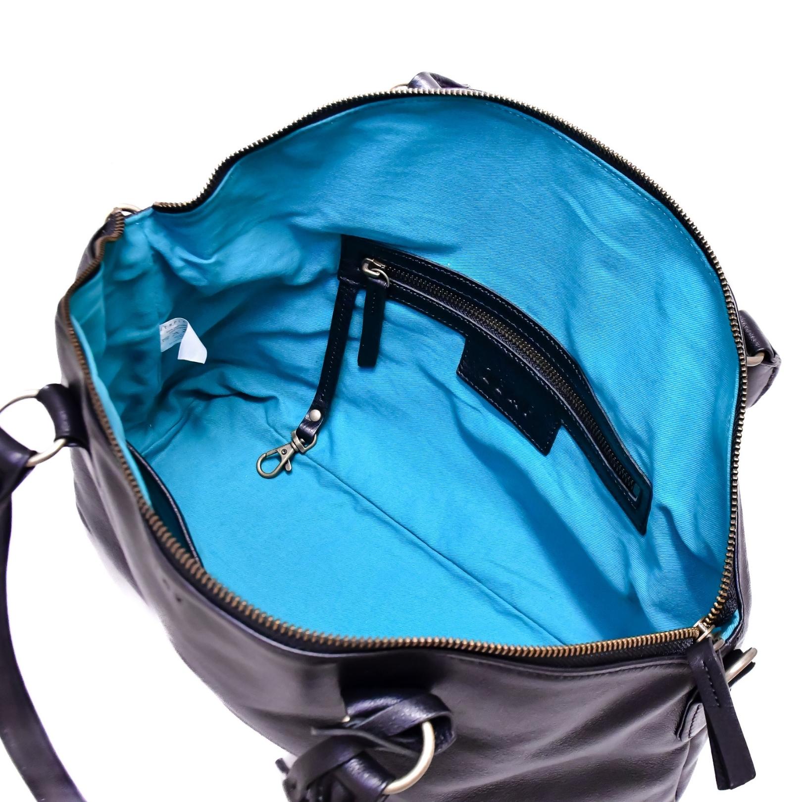 Poppy leather bag inside right