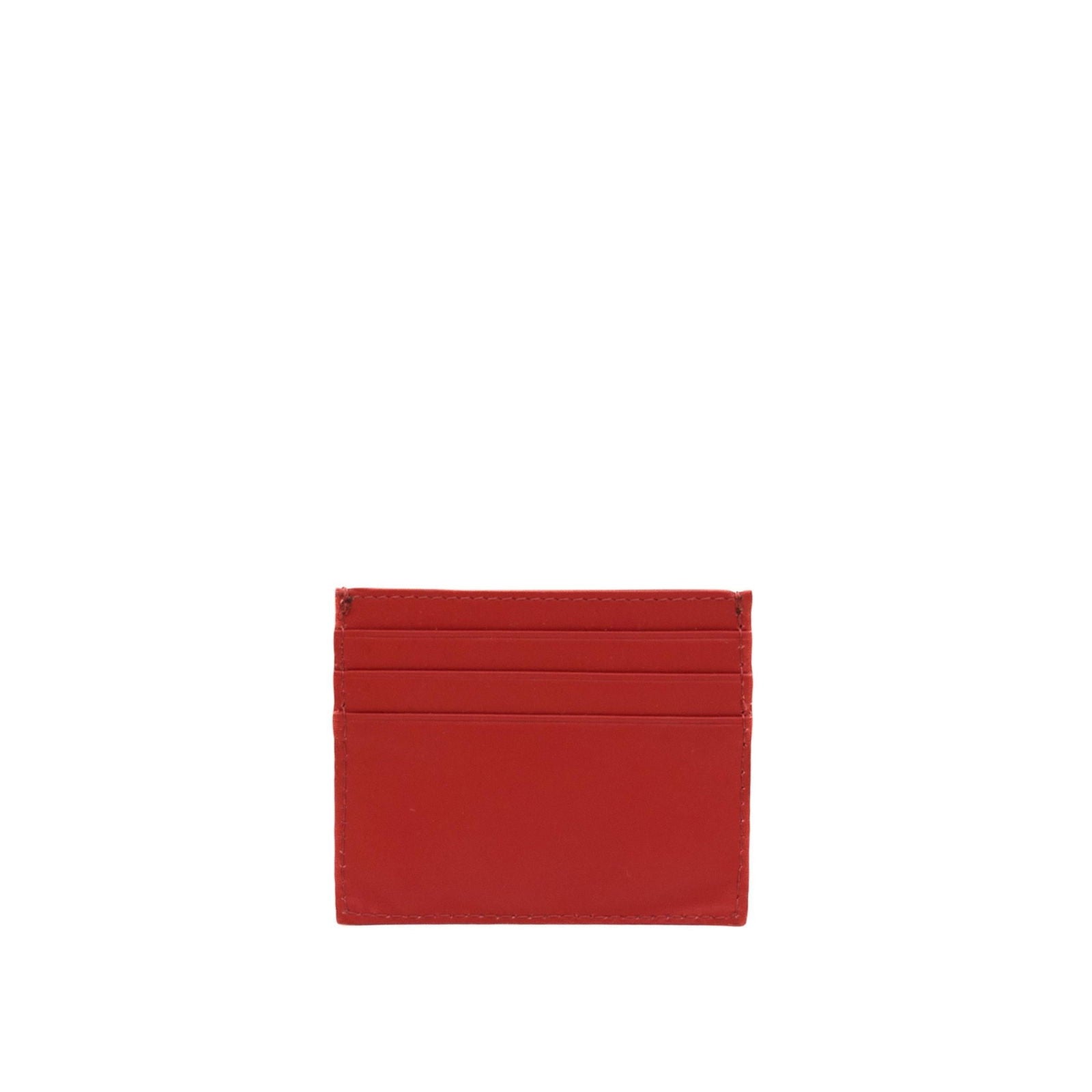 Rio - leather wallet card holder front coral