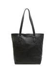 Shopper - tote leather bag back black