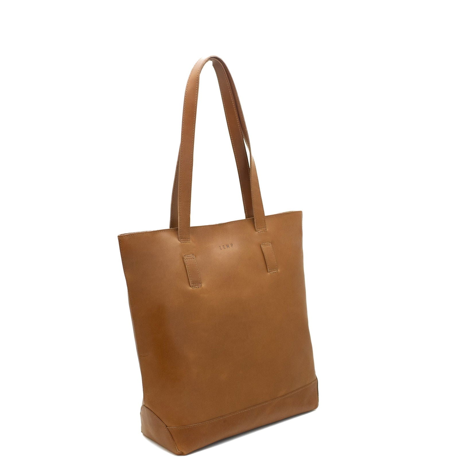 Shopper - tote leather bag side wt