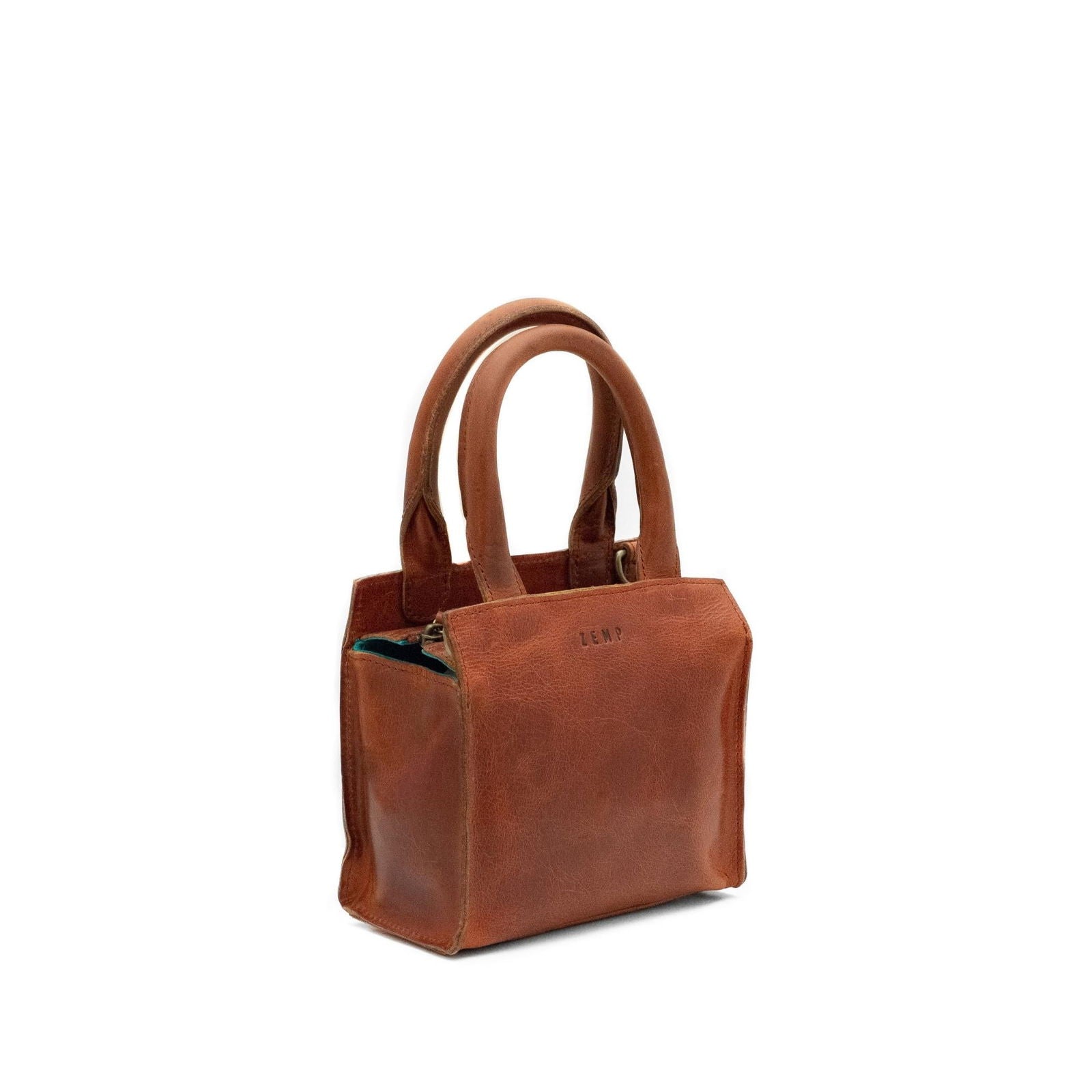 Sutton - leather handbag back side