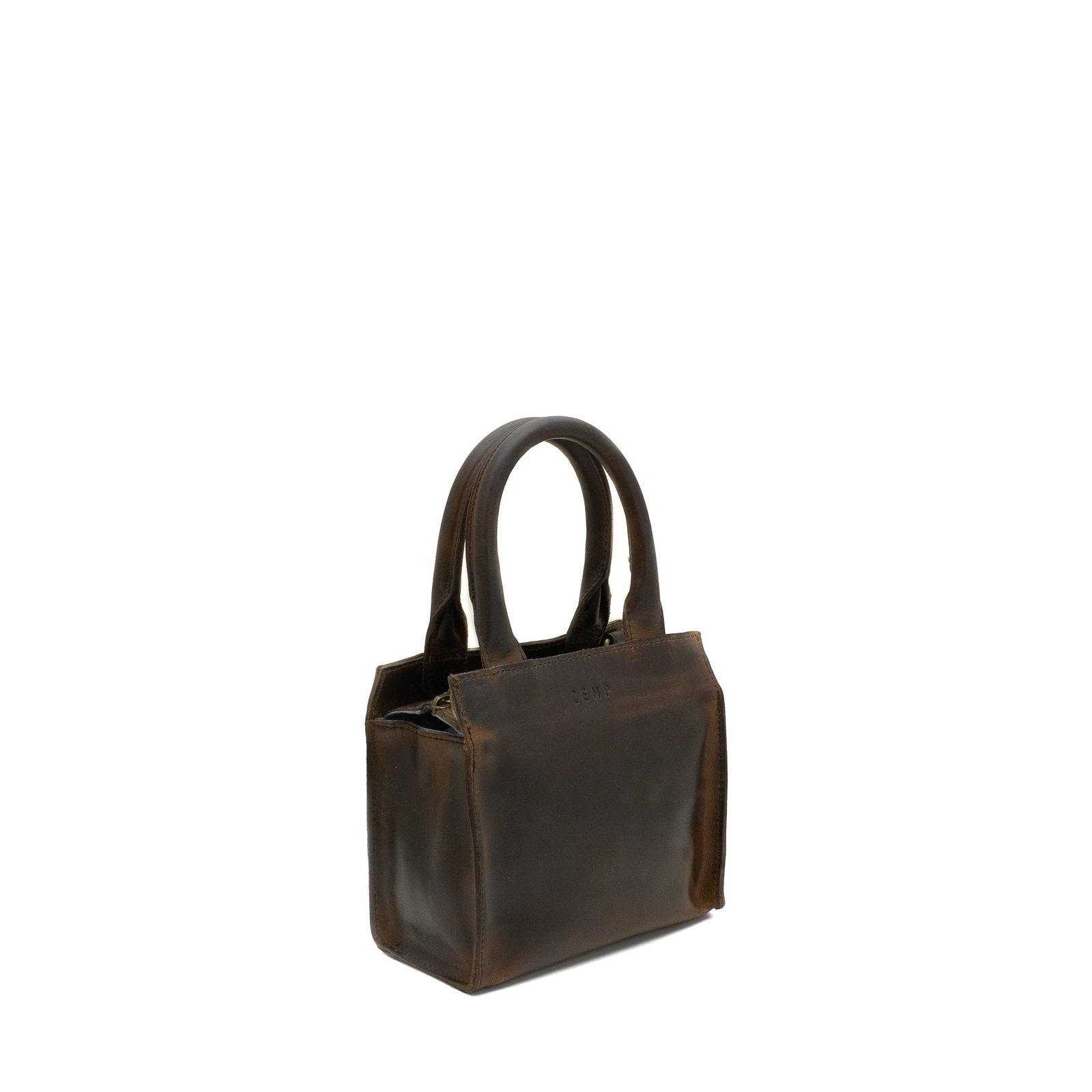 Sutton - leather handbag back side wb