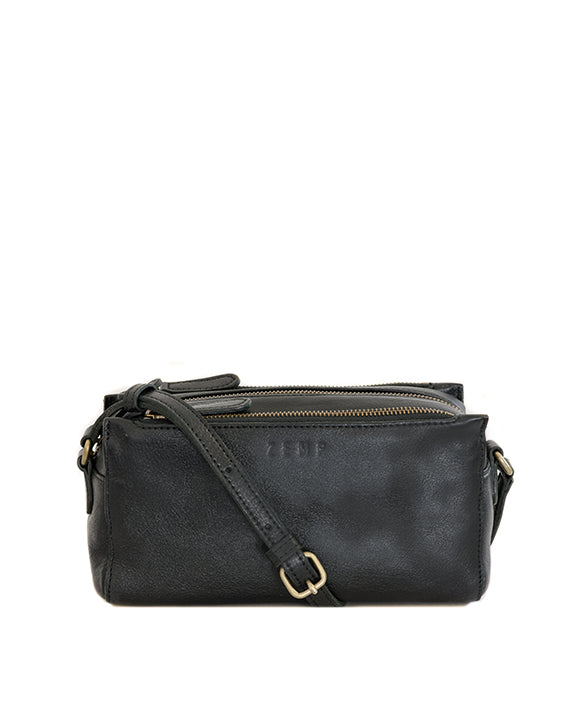Sydney - crossbody handbag leather bag front nb