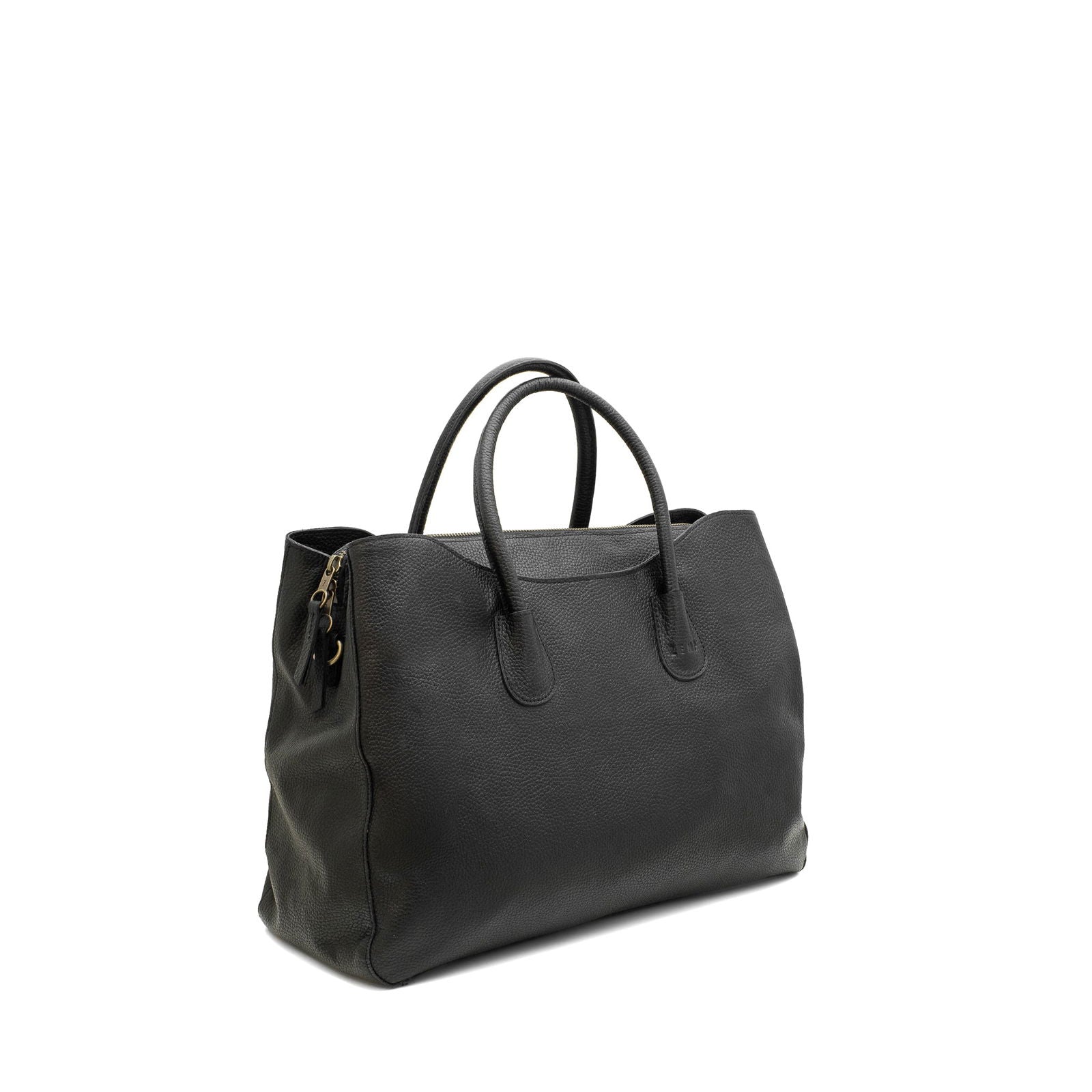 Vivian L - Handbag leather bag side black