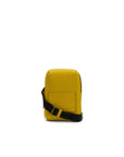 Wembley crossbody leather bag front yellow