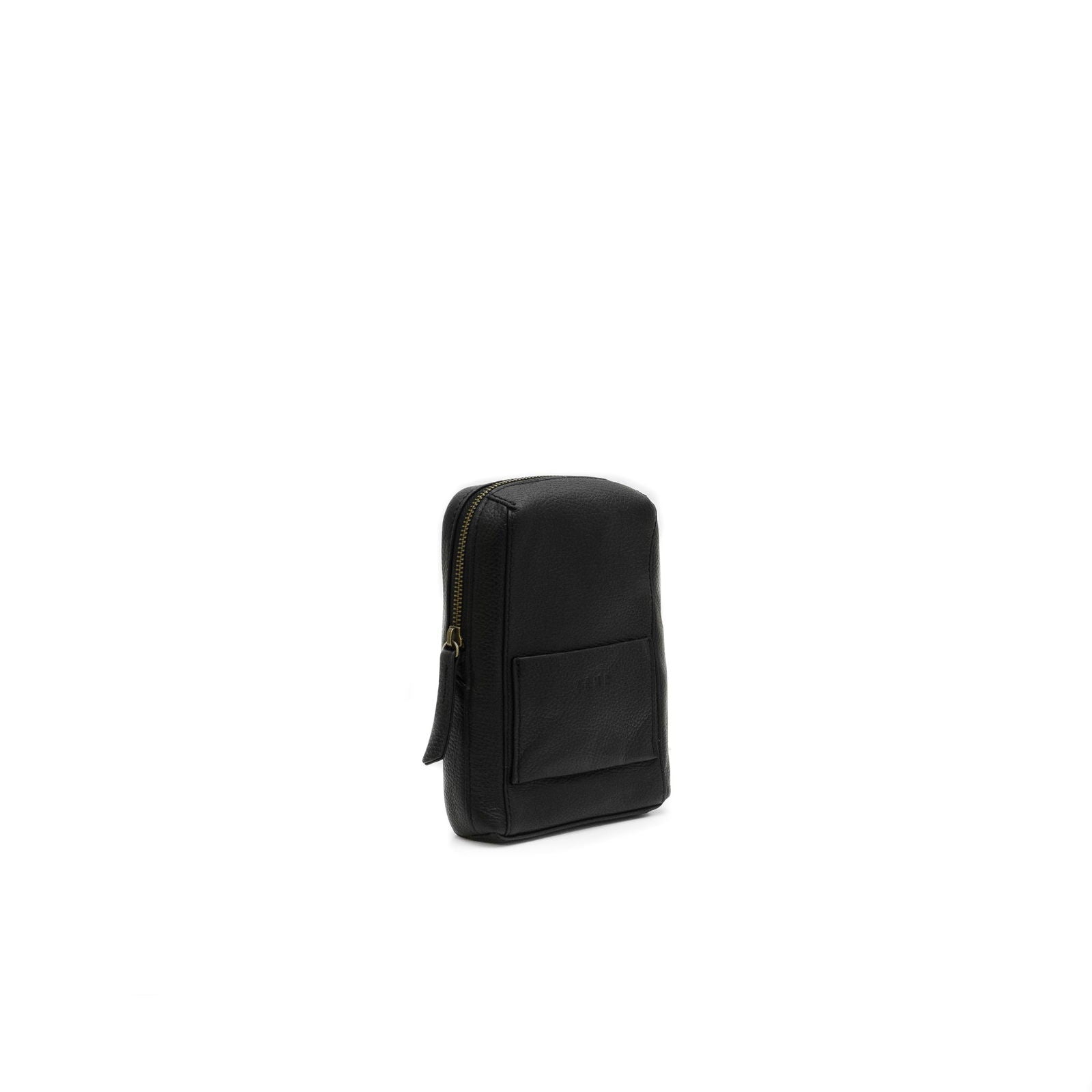 Wembley crossbody leather bag side black small