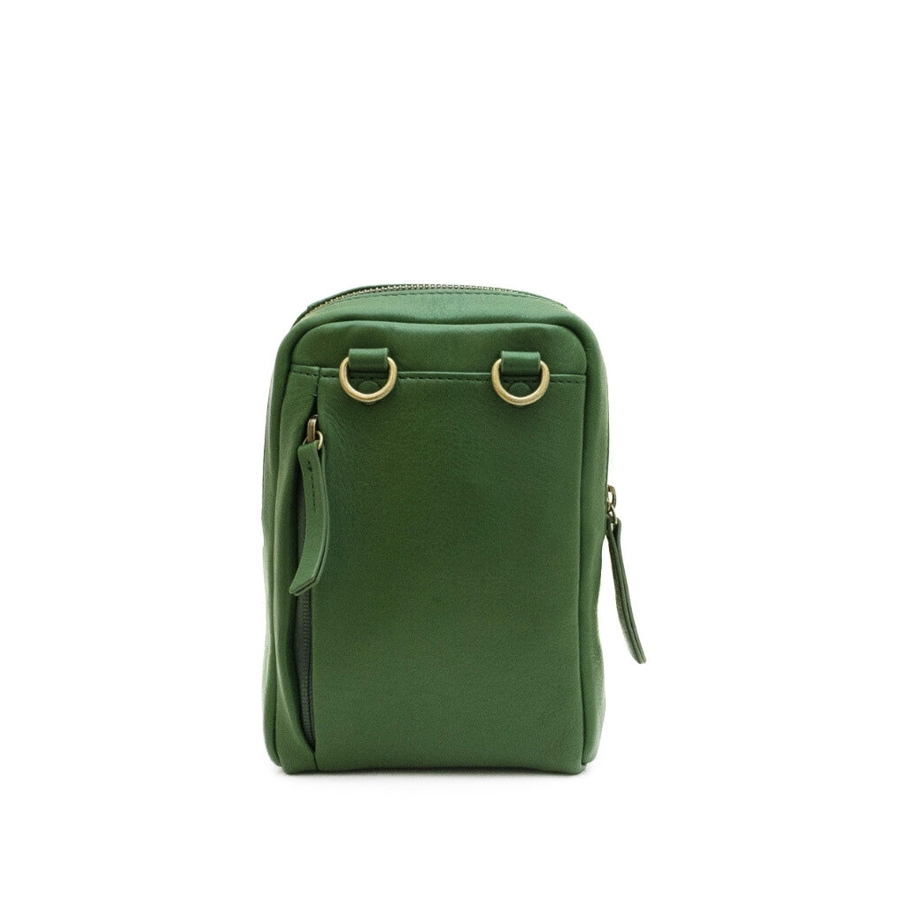Wembley crossbody leather bag back fg